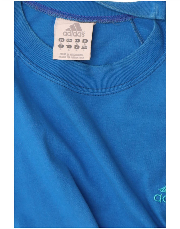 Tricou pentru bărbați Adidas Top Large Blue