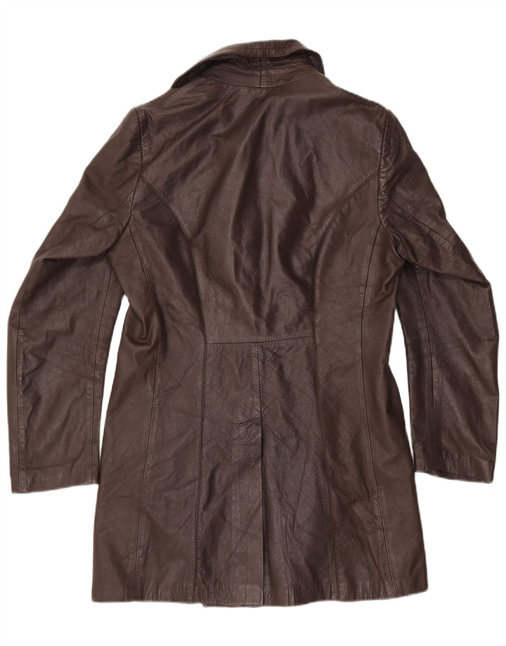 Palton din piele pentru femei VINTAGE IT 50 XL maro