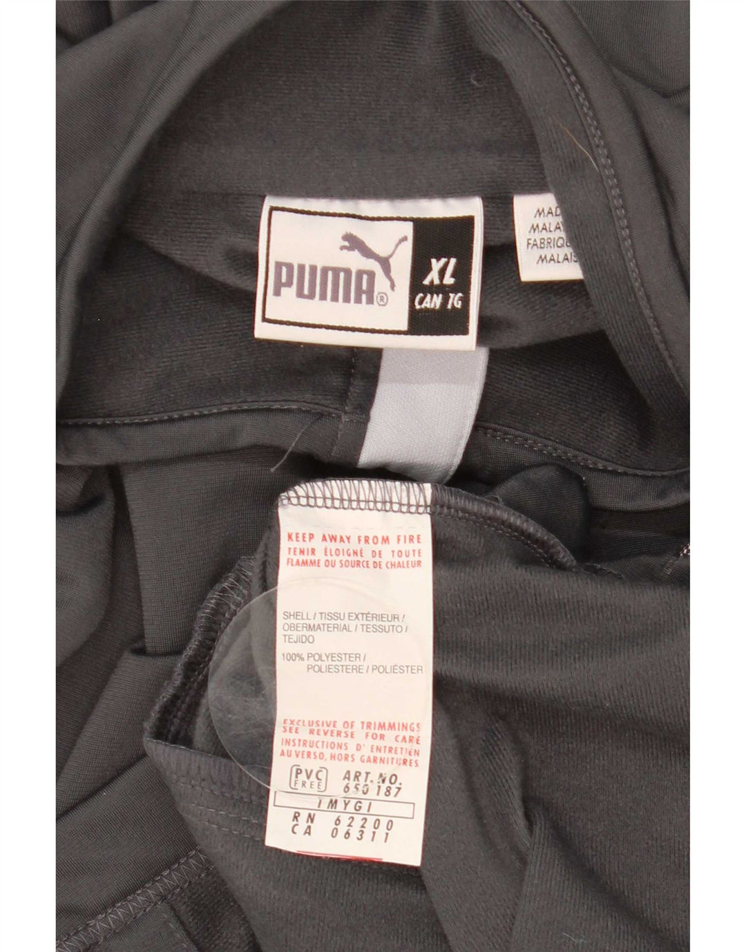 Jachetă de trening pentru bărbați Puma, XL, gri, poliester color bloc