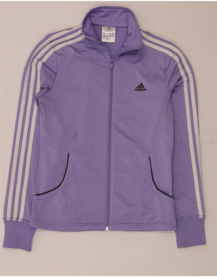 Jachetă de trening pentru femei ADIDAS UK 12 Poliester violet mediu