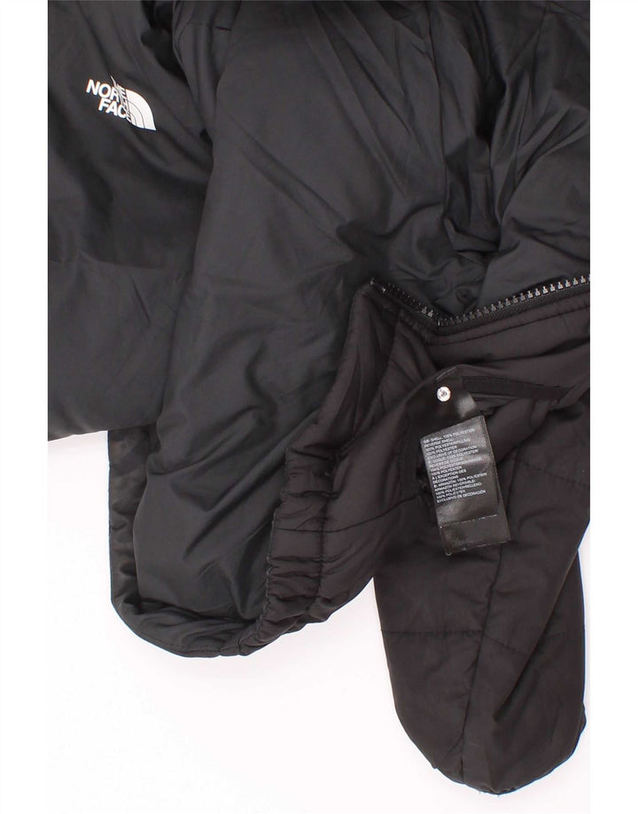 Jachetă căptușită cu glugă The North Face pentru bebeluși 18-24 luni, poliester negru
