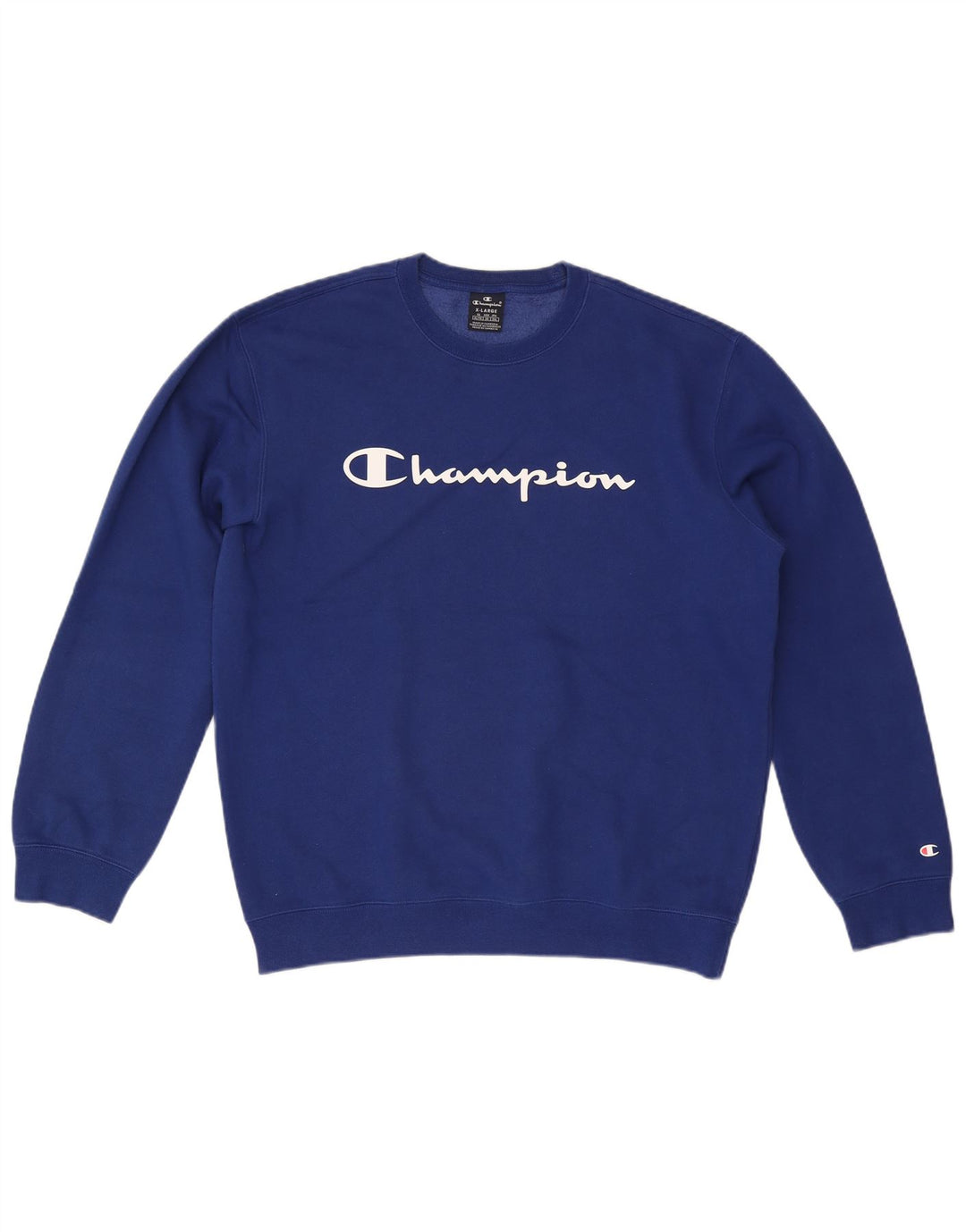 Pulover grafic pentru bărbați Champion XL, bumbac, albastru
