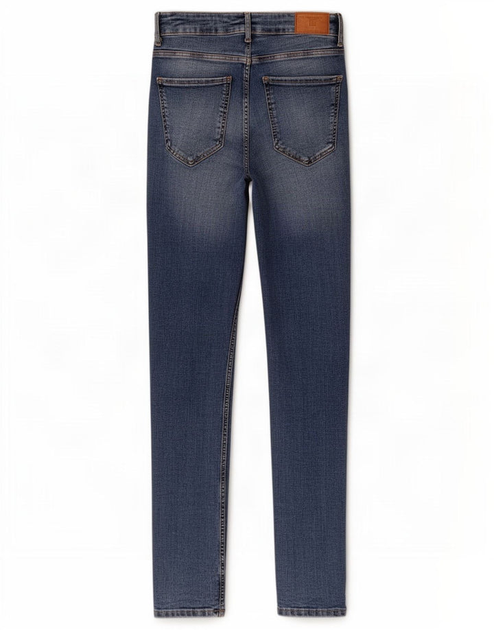 Blugi slim pentru femei Zara Medium L28 L27 Albastru