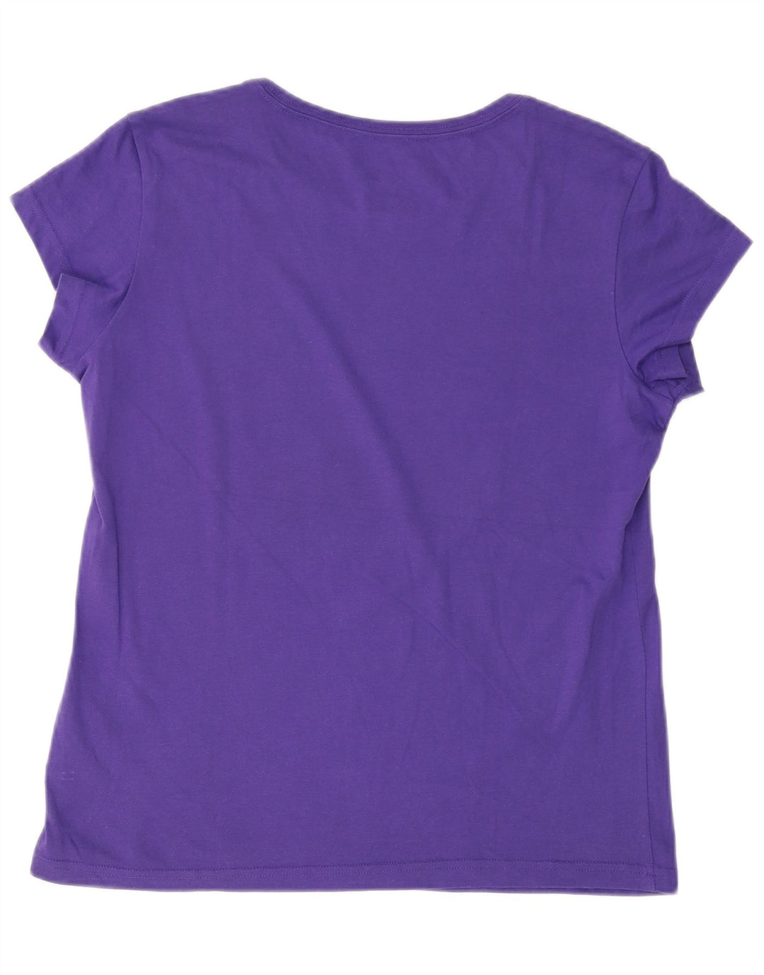 Tricou cu grafic Climalite ADIDAS pentru femei, Marea Britanie 16/18, bumbac mare violet