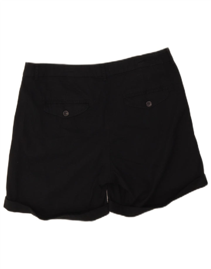 Pantaloni scurti chino pentru femei Benetton UK 12 Medium W32 Negru