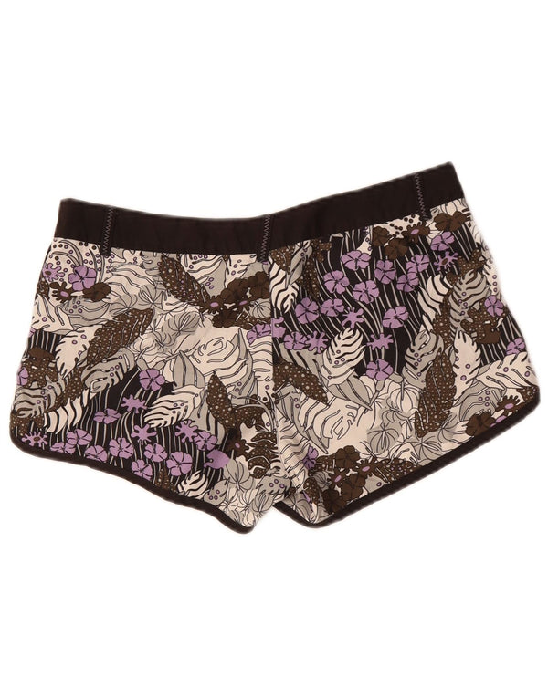 Pantaloni scurți de înot Puma pentru femei UK 12 Medium Multicolor Floral Poliester
