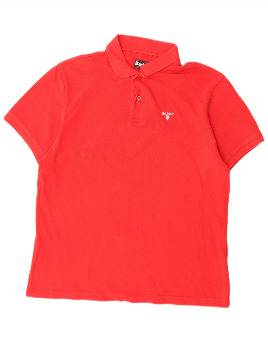 Tricou polo Barbour pentru bărbați, mare, roșu, bumbac