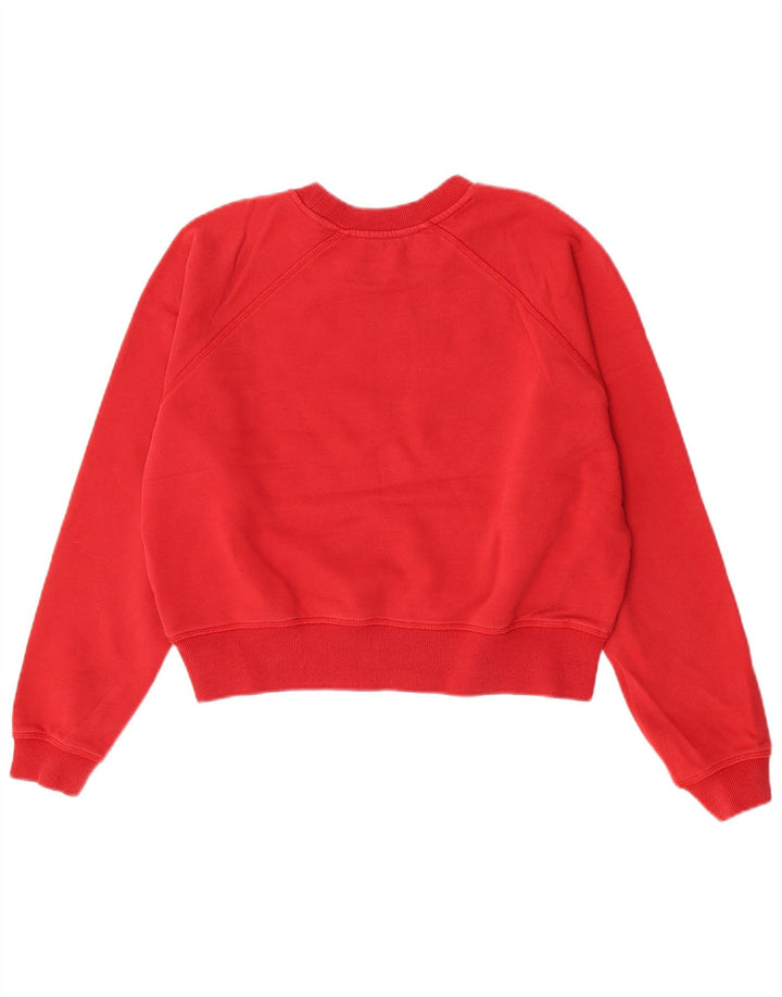 Pulover pentru damă Guess Crop Graphic Pulover UK 16 Large Red