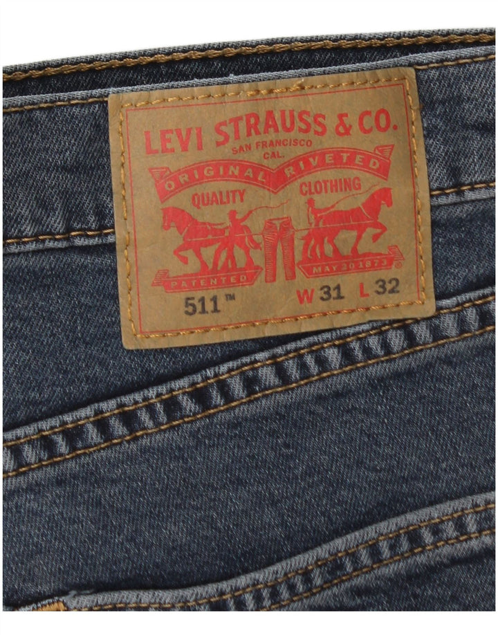 Blugi 511 Slim LEVI'S pentru bărbați W31 L32 Bumbac albastru