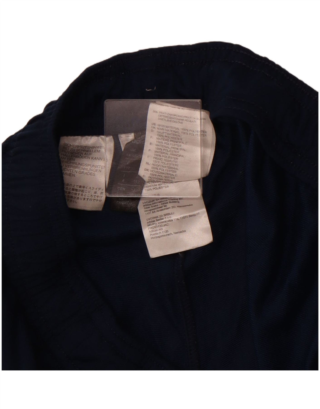 Pantaloni de trening ADIDAS pentru bărbați Marea Britanie 44/46 Poliester mare bleumarin