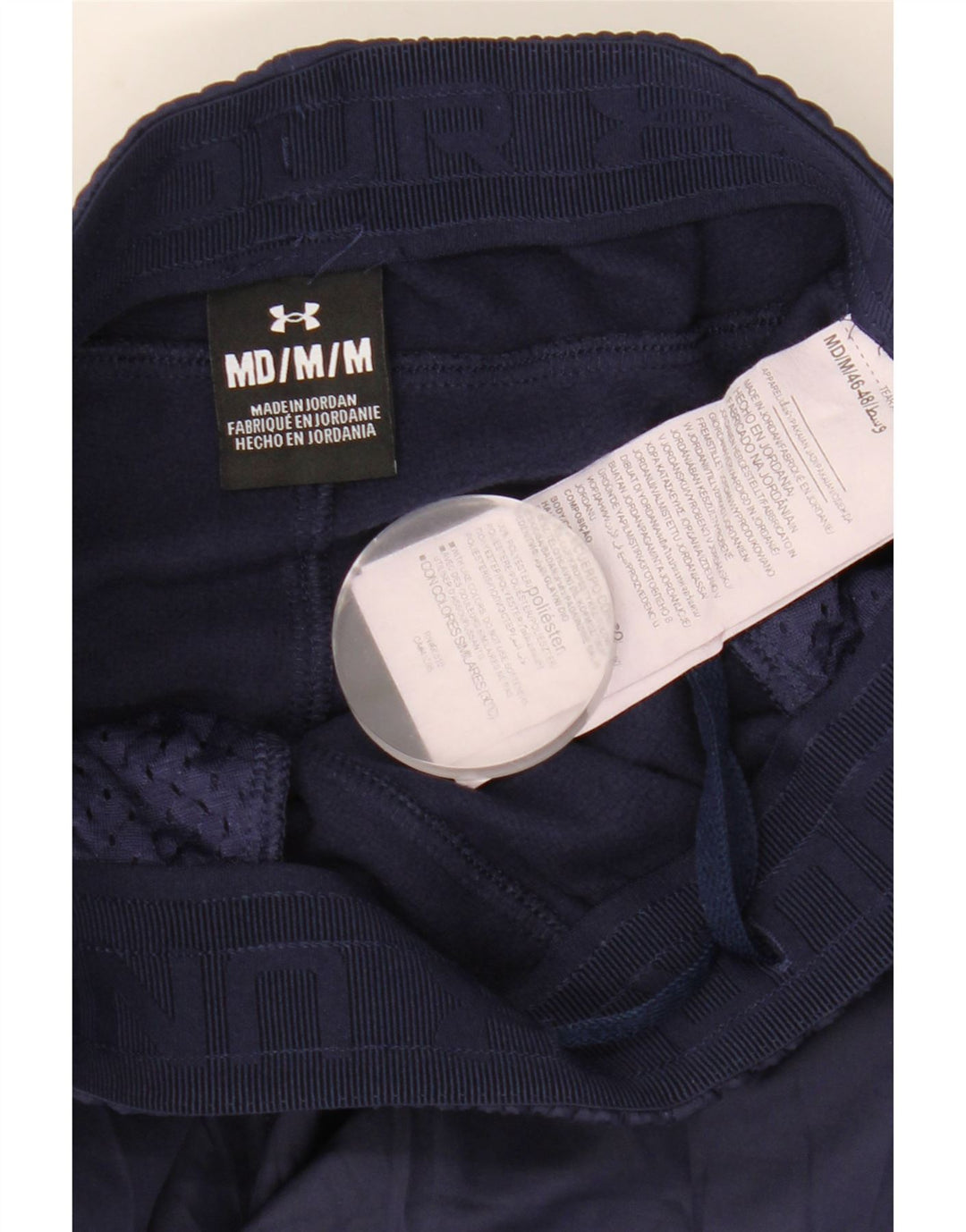 Pantaloni de trening grafic pentru bărbați Under Armour Pantaloni de jogging Medium Bleumarin