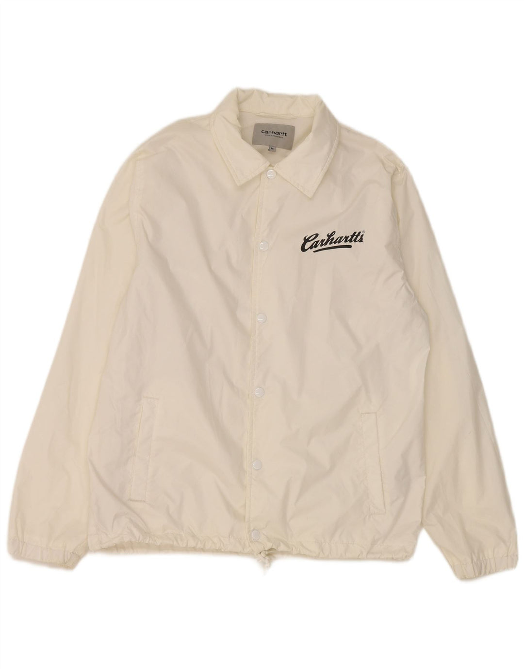 Jachetă de ploaie grafică pentru bărbați Carhartt UK 38, nailon alb mediu