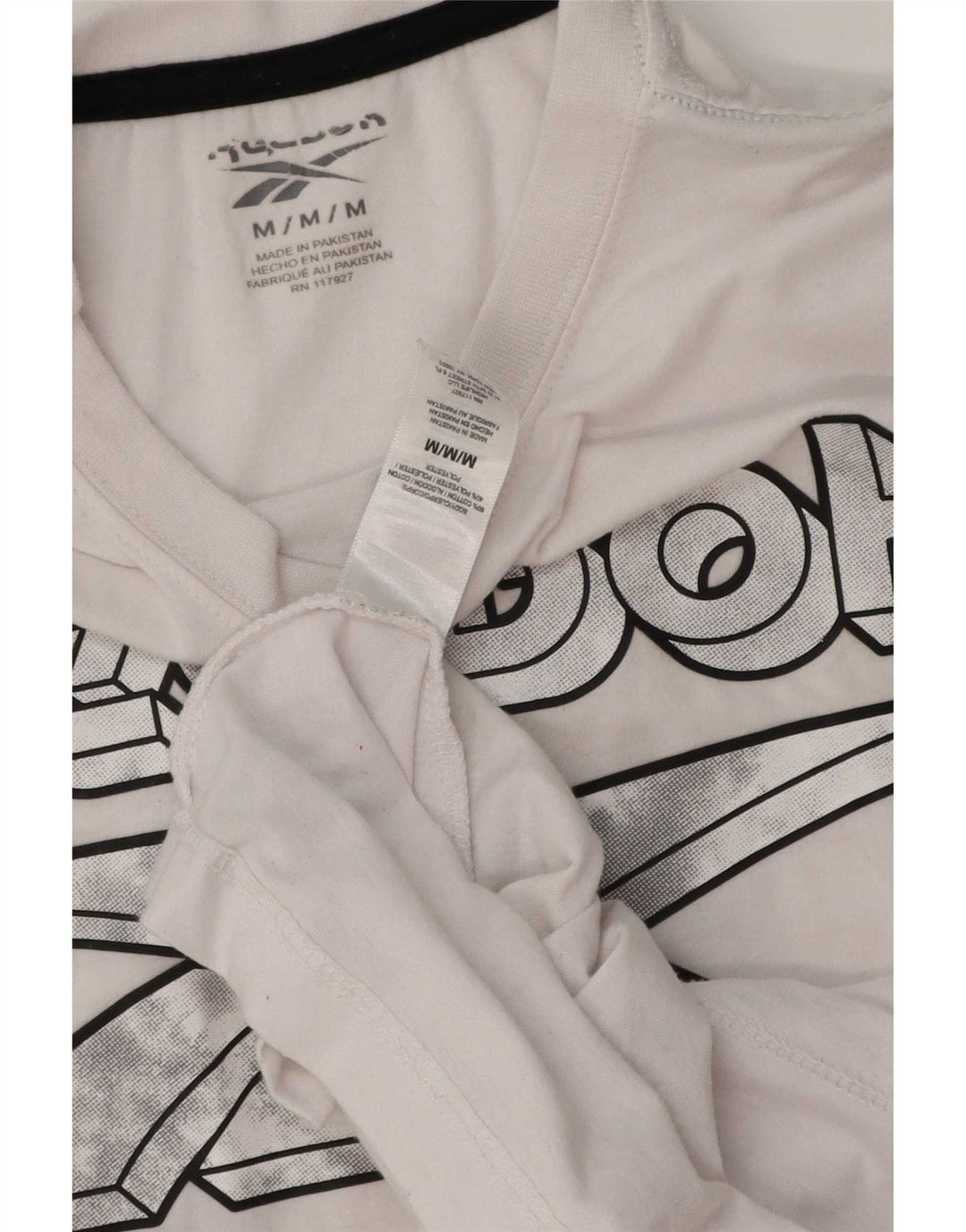 Tricou grafic pentru bărbați Reebok Top Medium White Bumbac