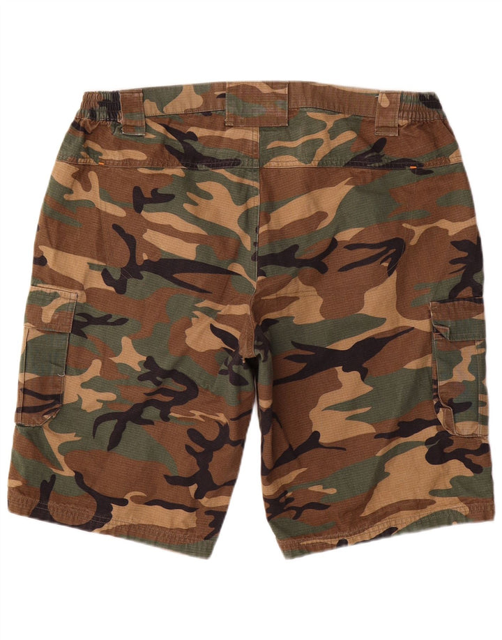 Pantaloni scurți cargo SOLOGNAC pentru bărbați W38 XL maro camuflaj
