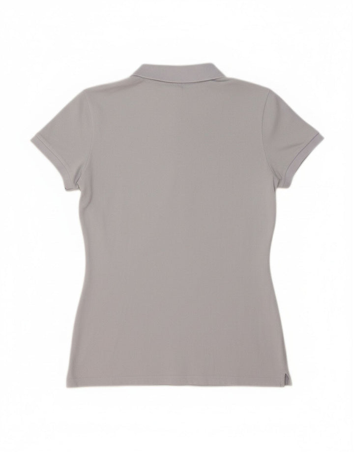 LACOSTE Womens Polo Shirt EU 40 Medium Blue Cotton