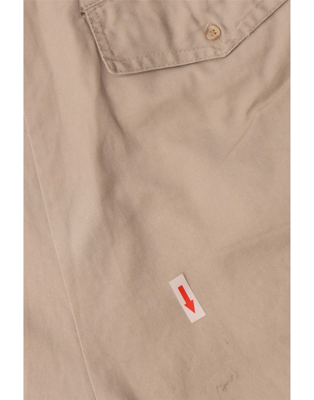 Pantaloni scurti cargo cu talie înaltă Emonite pentru femei, mari W26, bumbac gri