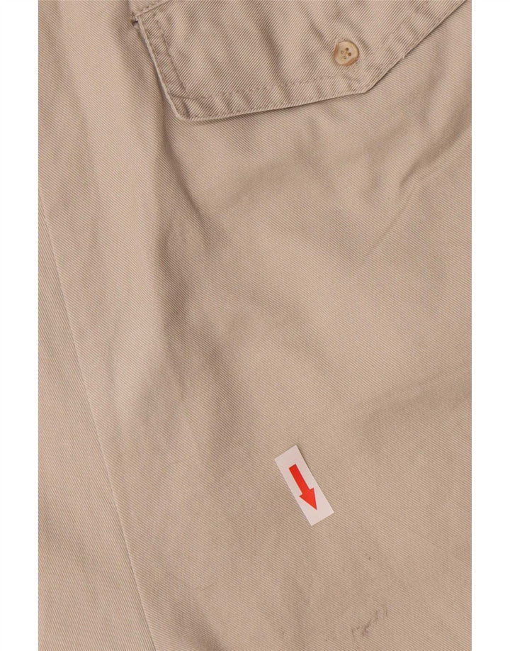 Pantaloni scurti cargo cu talie înaltă Emonite pentru femei, mari W26, bumbac gri