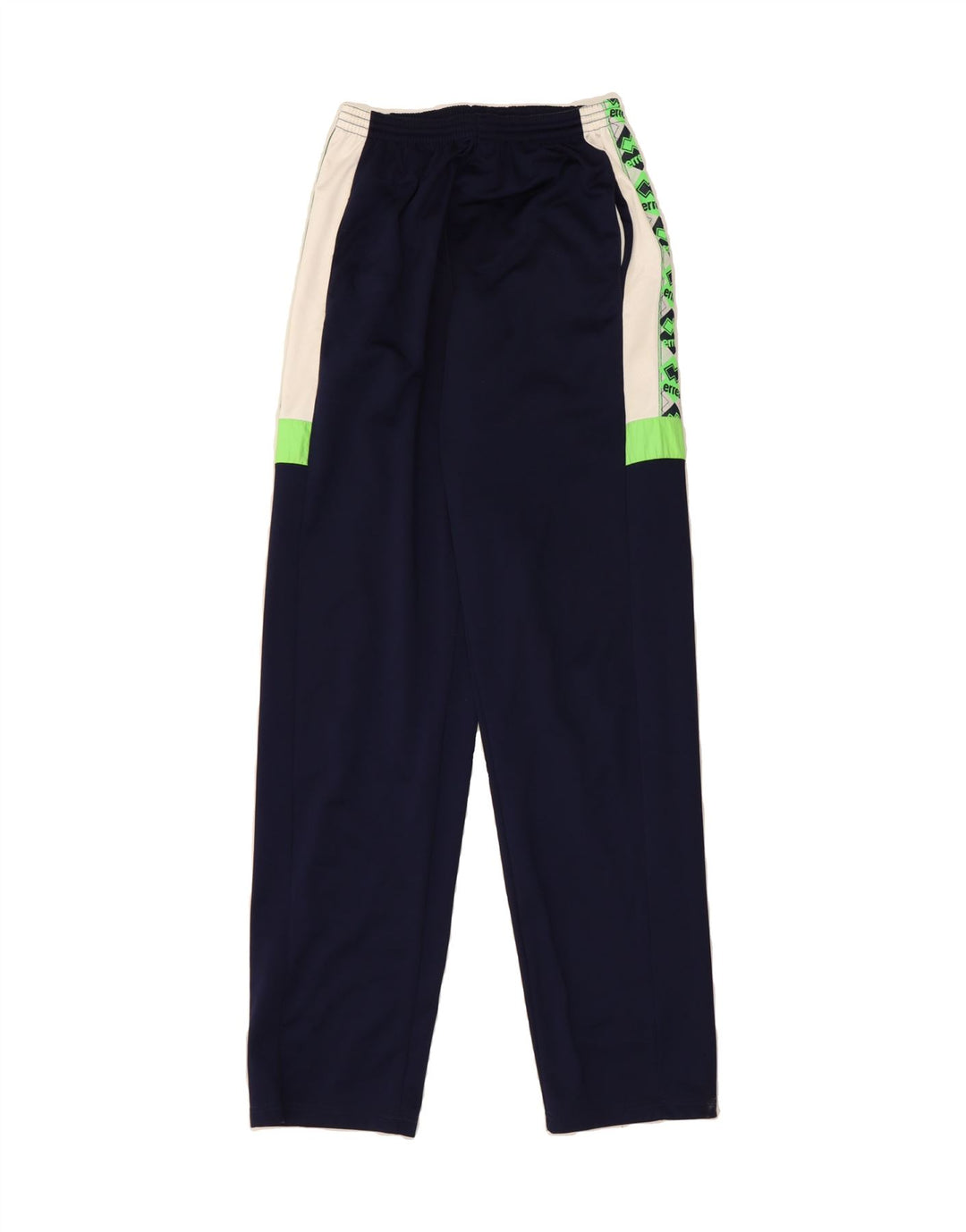 ERREA Mens Tracksuit Trousers Joggers Medium  Navy Blue Colourblock Vintage Errea and Second-Hand Errea from Messina Hembry 