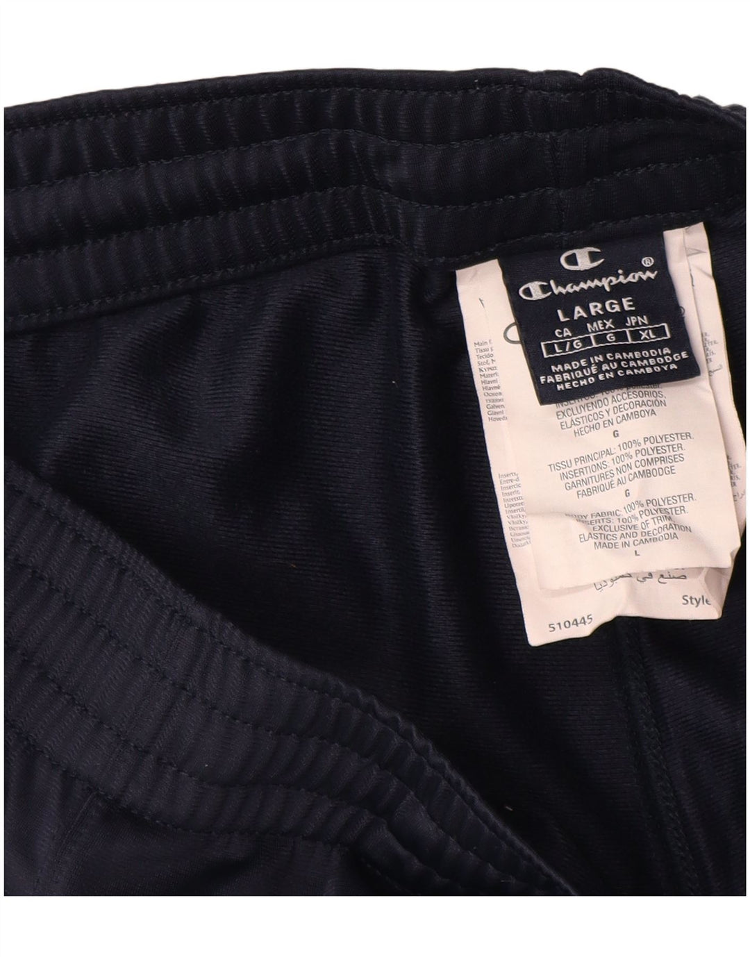 Pantaloni de trening pentru bărbați Champion, mari, bleumarin, poliester color bloc