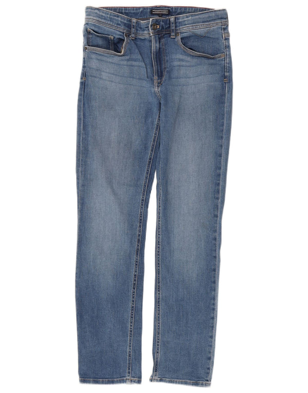 Blugi slim pentru baieti Tommy Hilfiger 13-14 ani W28 L29 albastru bumbac
