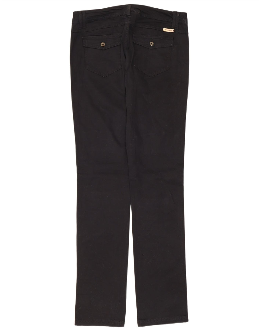 Pantaloni casual drepti pentru femei CHAMPION L30 L34 Bumbac negru