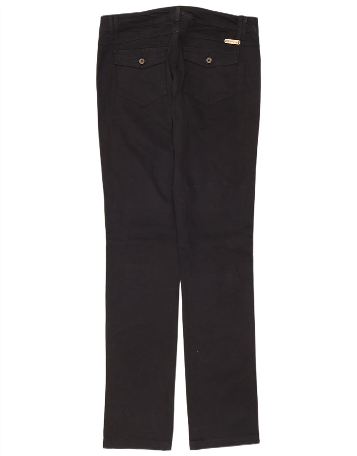 Pantaloni casual drepti pentru femei CHAMPION L30 L34 Bumbac negru