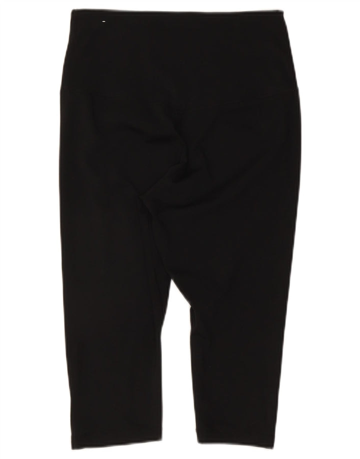 Leggings capri Nike Dri Fit pentru femei UK 12 Poliester mediu negru
