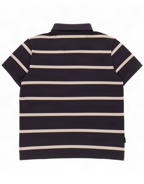 Joules Cămașă polo pentru bărbați, mediu bleumarin, bumbac cu dungi