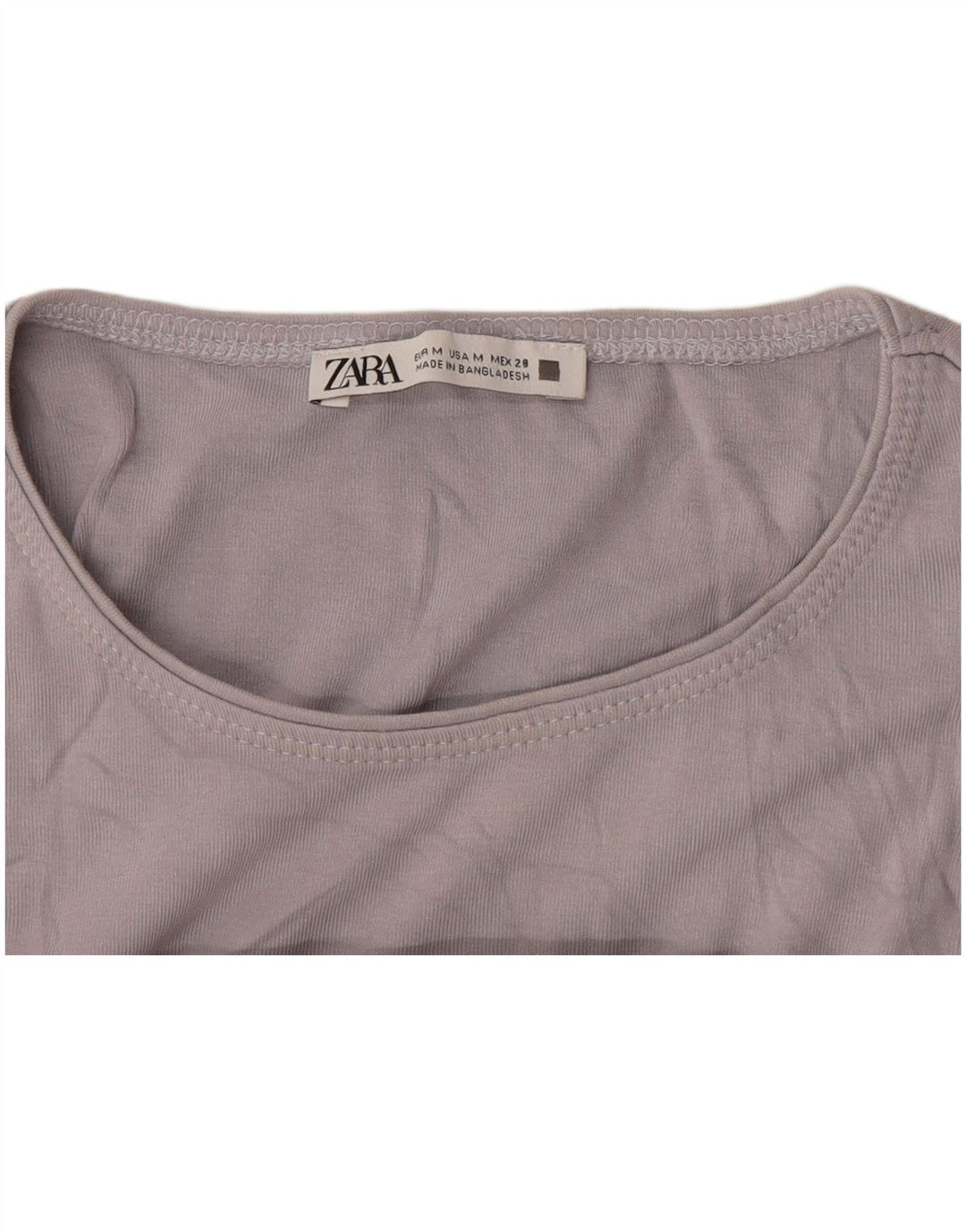 Vest Vest Top Femei Zara UK 12 Medium Gri