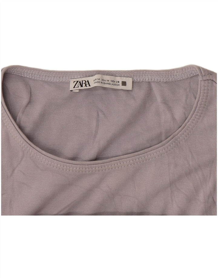 Vest Vest Top Femei Zara UK 12 Medium Gri