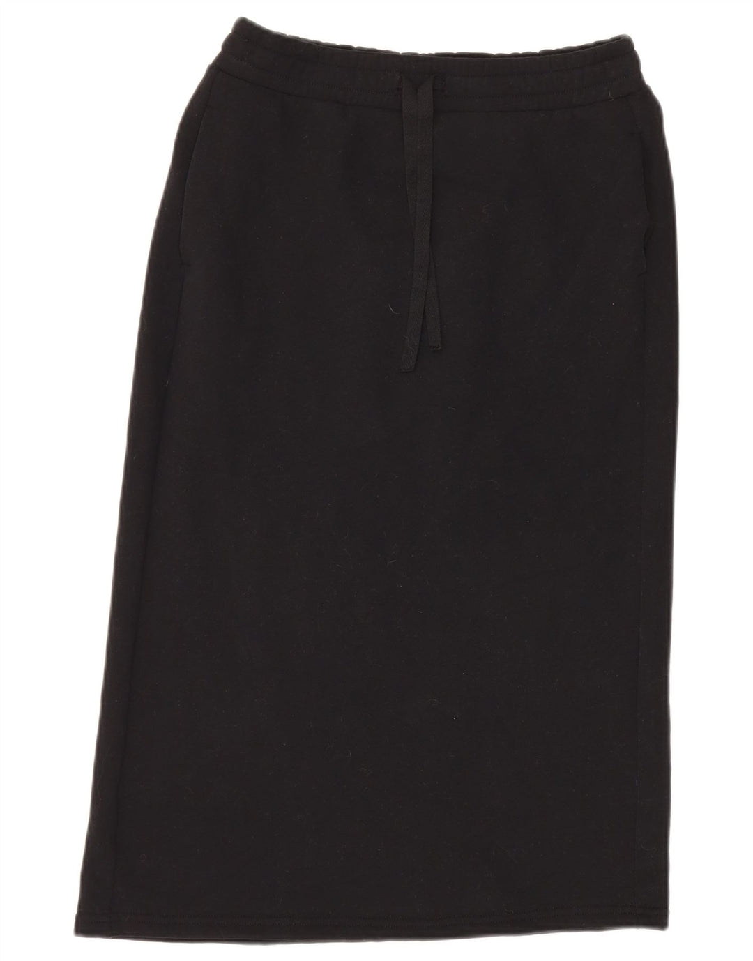 Fusta dreaptă pentru femei Benetton Mic W28 bumbac negru