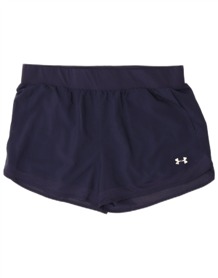 Pantaloni scurti sport Under Armour pentru femei UK 20 2XL Bleumarin Poliester