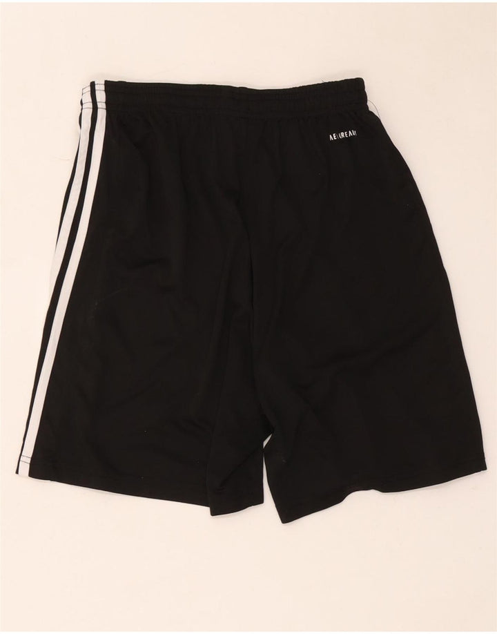 Pantaloni scurți sport Aeroready Adidas pentru bărbați, poliester mediu negru