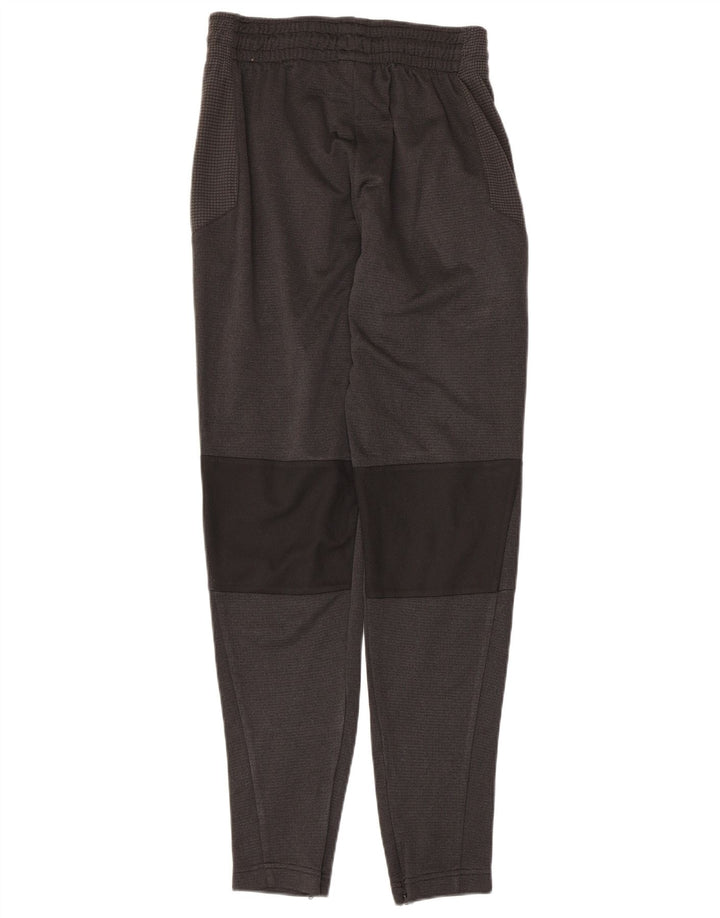 Pantaloni de trening ADIDAS pentru bărbați, gri mici, poliester color bloc