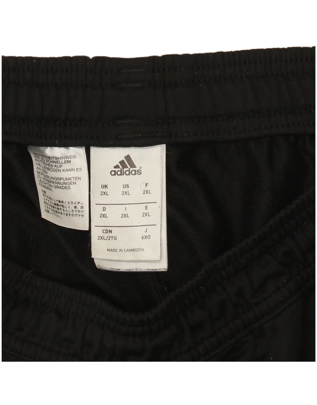 Pantaloni de trening Adidas pentru bărbați 2XL poliester negru