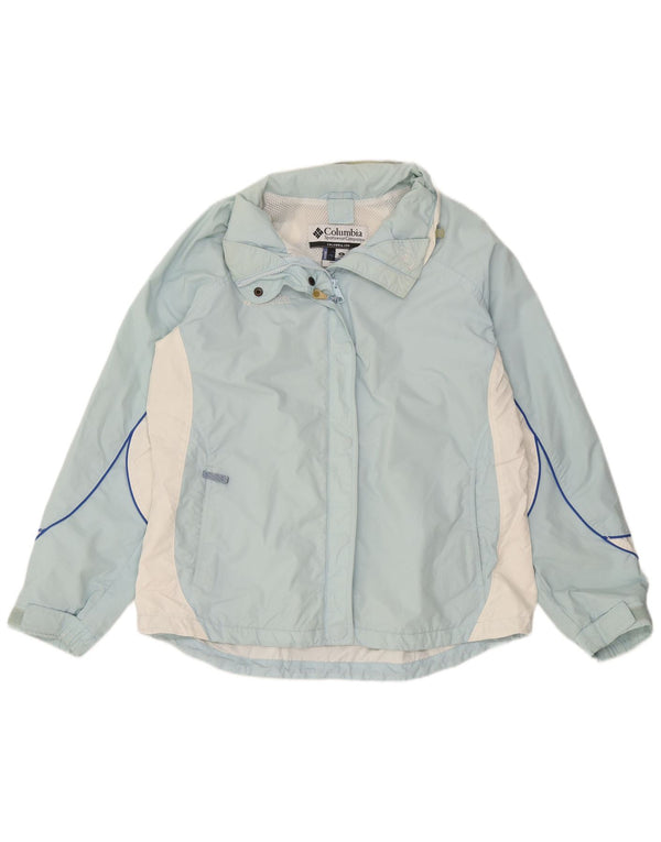 Jachetă de ploaie Columbia pentru femei UK 18 XL, albastru, nailon color bloc