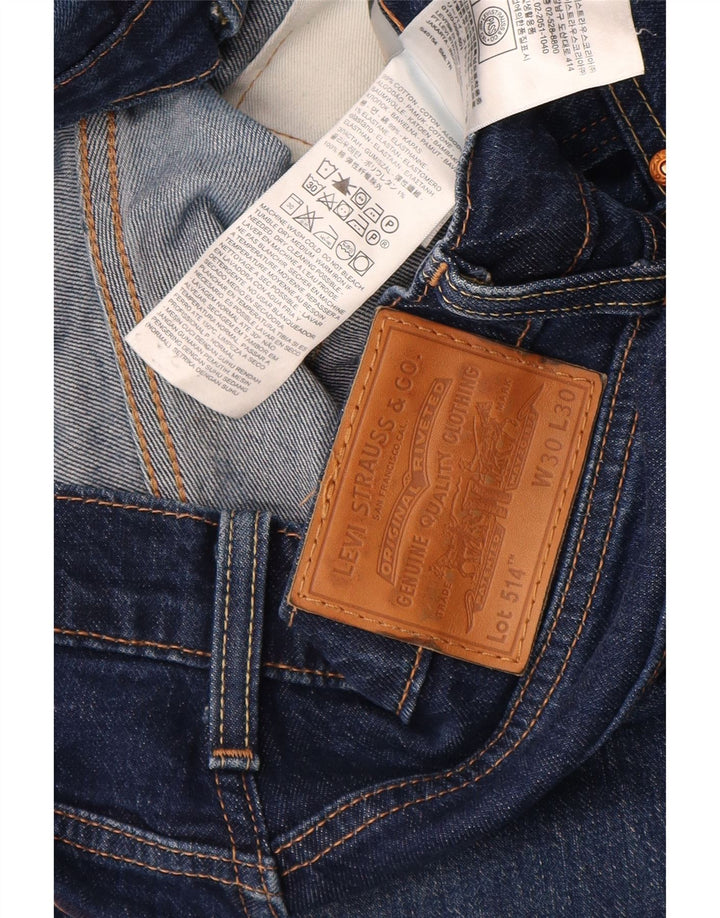 LEVI'S Blugi 514 drepti pentru bărbați W30 L30 Bumbac albastru