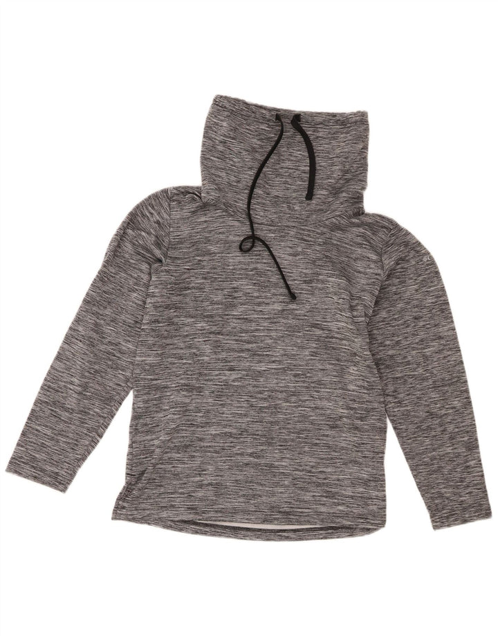 Columbia Top pentru femei cu mânecă lungă UK 14 Medium Gri Poliester cu pături