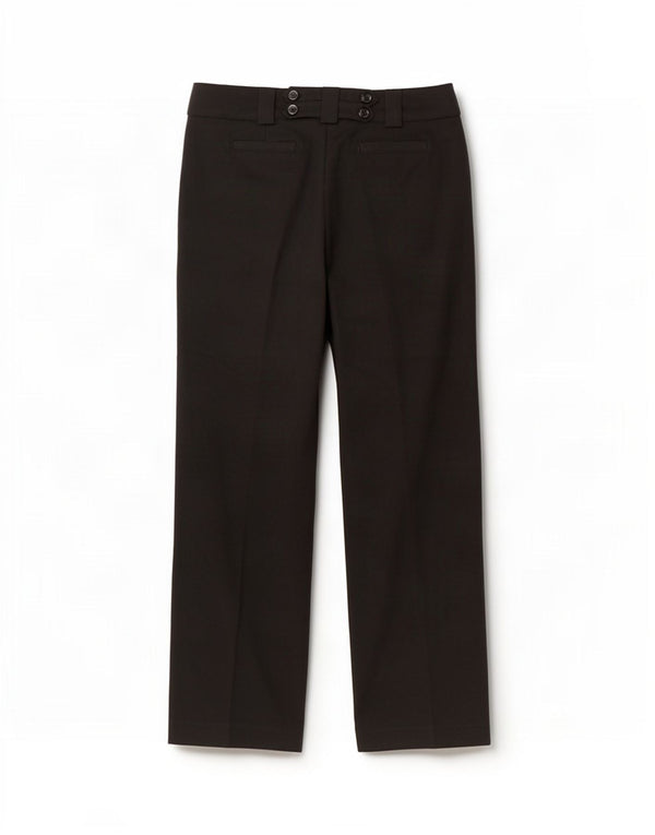Marks & Spencer Pantaloni casual Bootcut pentru femei UK 12 Medium W30 L30 Negru