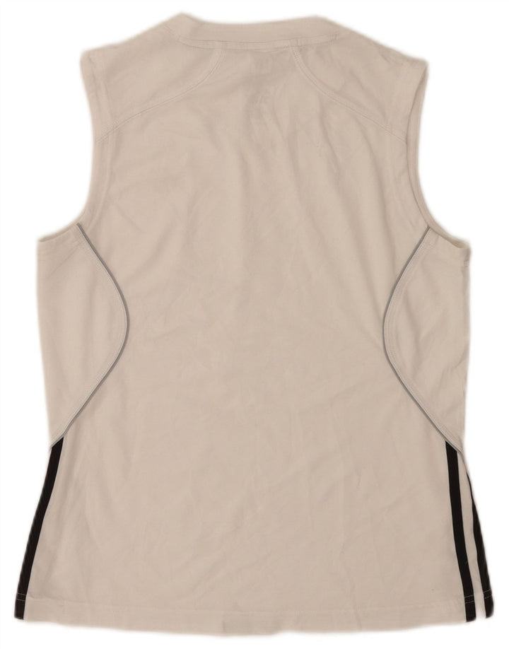 Vestă pentru femei Adidas UK 10 Poliester alb mic