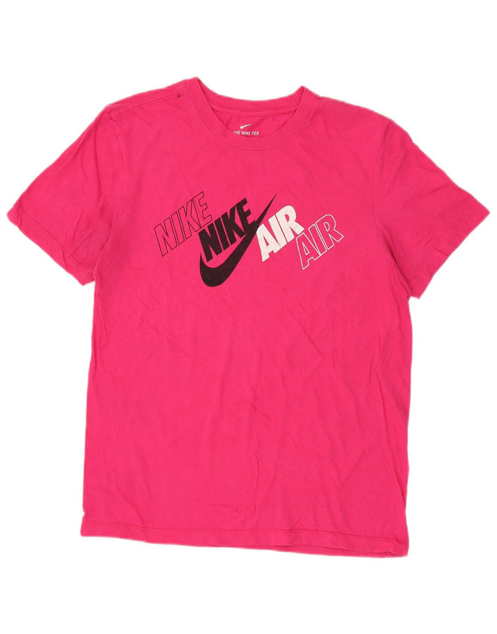 Tricou grafic Nike pentru bărbați Top mic din bumbac roz