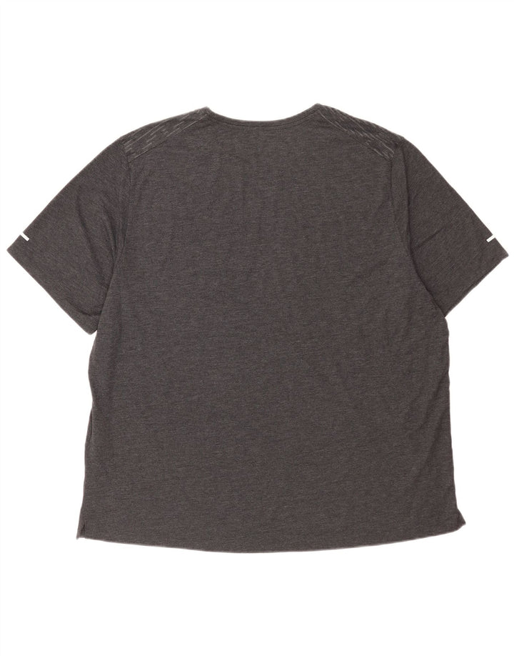 Tricou Nike Dri Fit pentru bărbați Top 2XL Gri Poliester Geometric