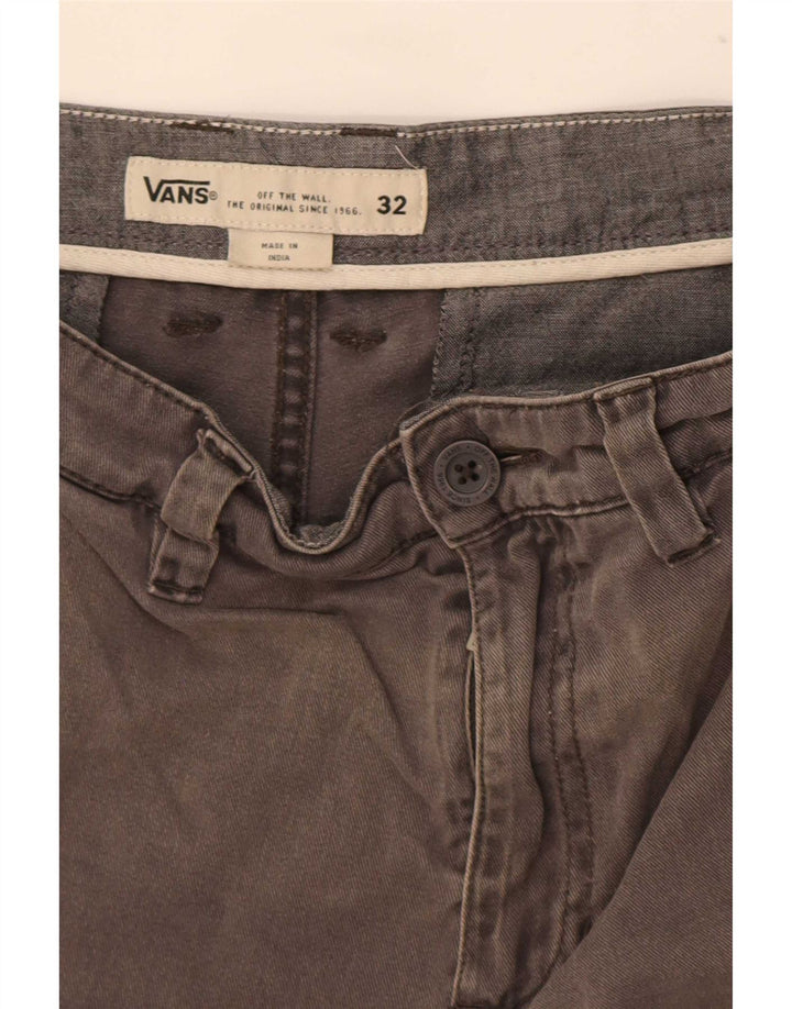 Pantaloni scurți chino pentru bărbați Vans W32, bumbac gri mediu