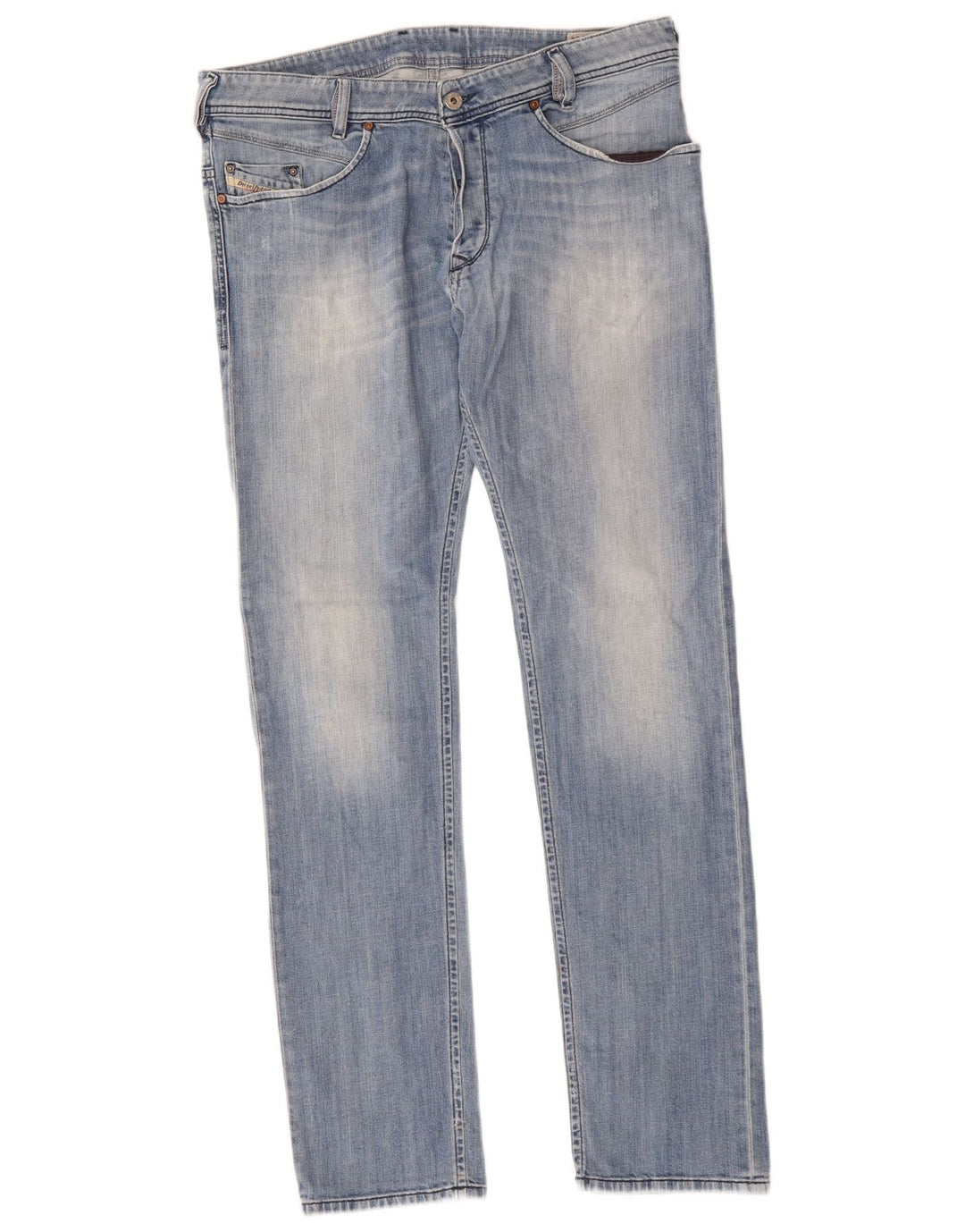 Diesel Bărbați Iakop Regular Slim Tapered Jeans W34 L34 Blue Bumbac