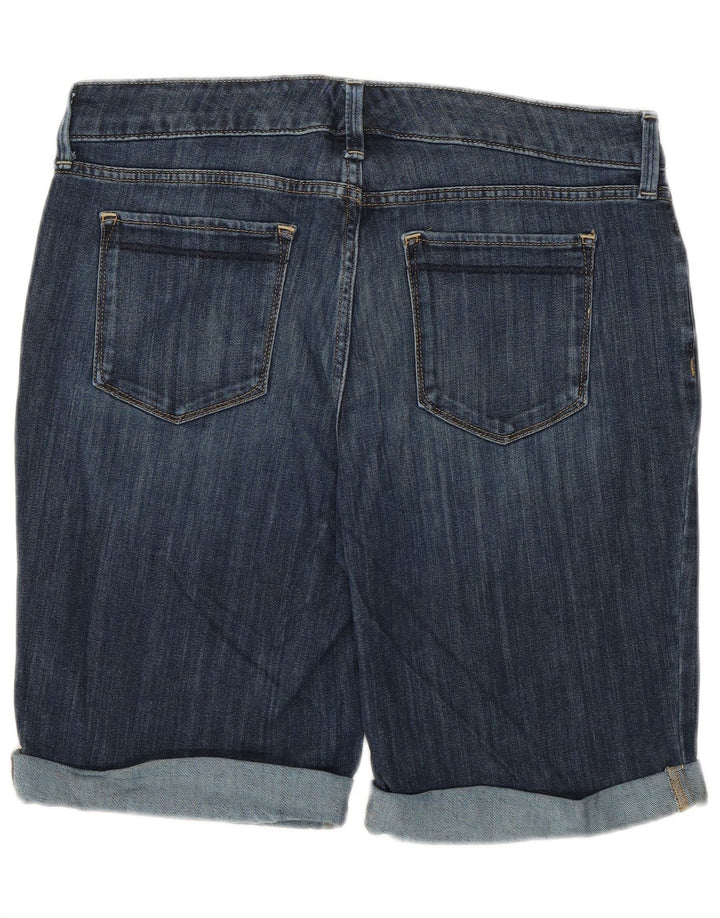EDDIE BAUER Pantaloni scurți din denim ușor curbate pentru femei US 10 Large W32 Blue