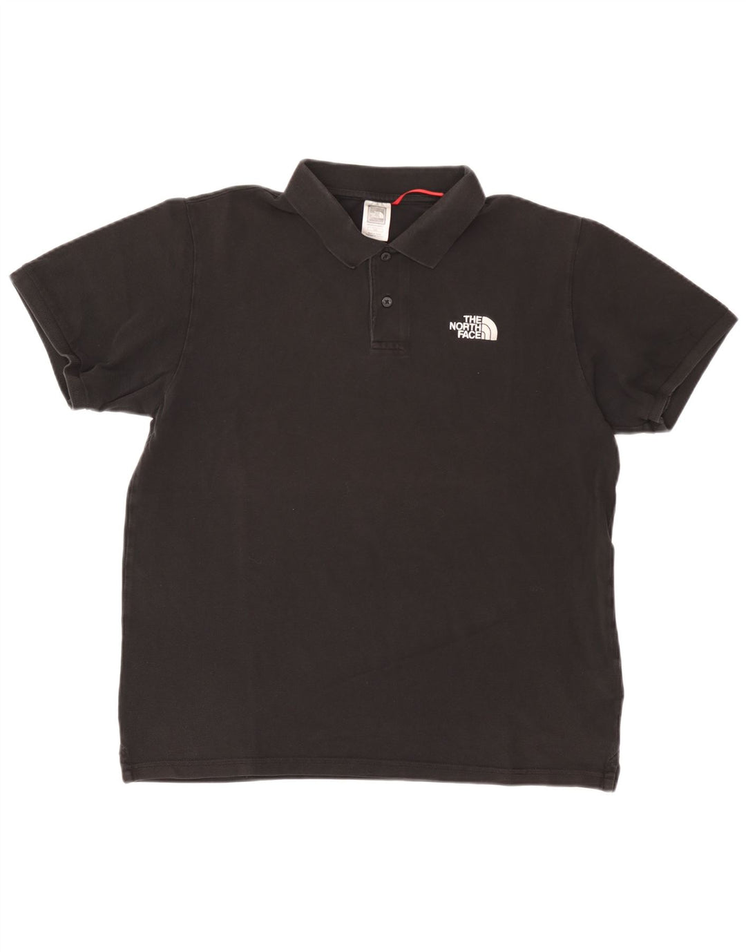 Tricou polo pentru bărbați The North Face, bumbac negru mare