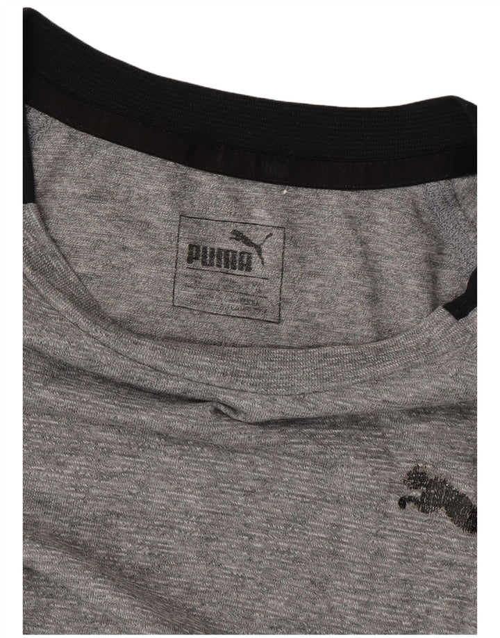 Tricou Puma pentru bărbați, gri mediu pete