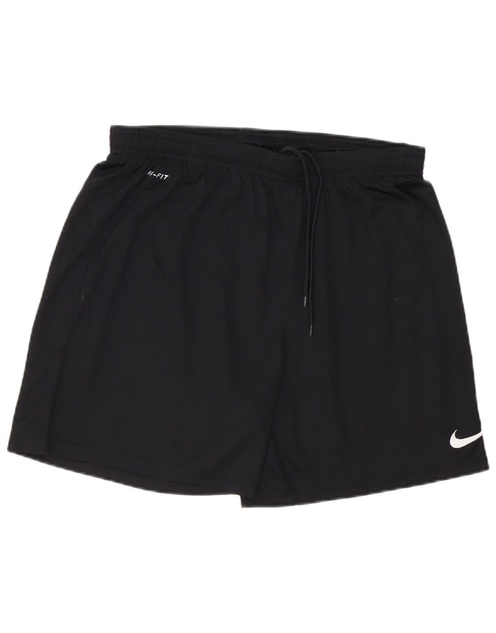 Pantaloni scurți sport Nike Dri Fit pentru bărbați, mari, negru, poliester
