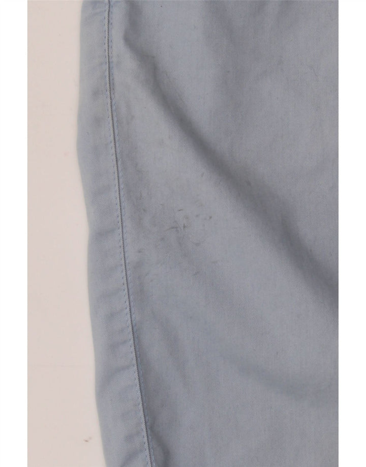 MARKS & SPENCER Pantaloni scurți chino pentru bărbați Blue Harbour W36, bumbac albastru mare