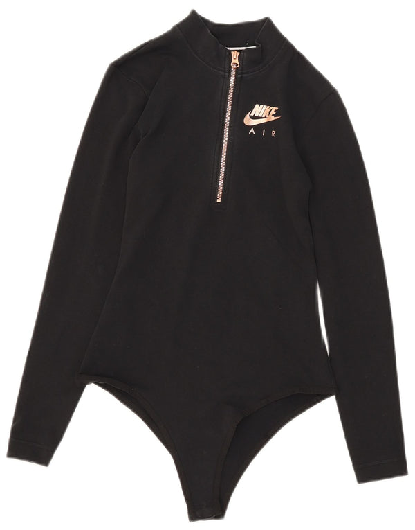 Body Nike cu mânecă lungă pentru femei UK 6 XS bumbac negru